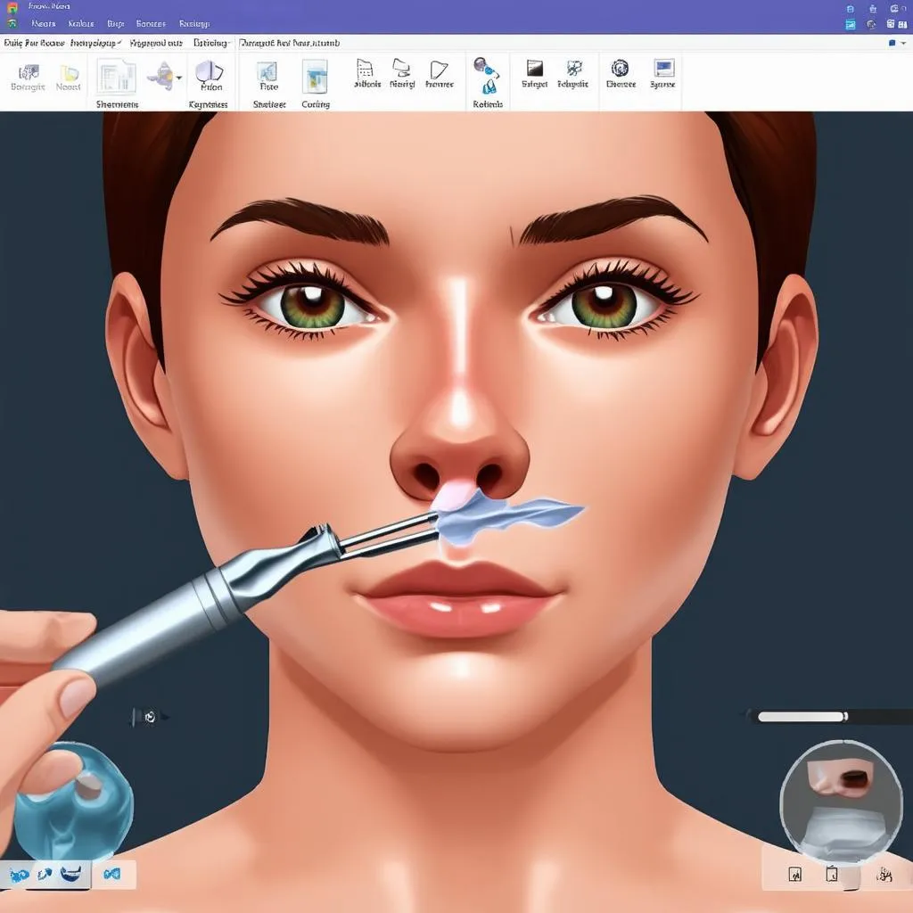 Virtual Nose Job game screenshot