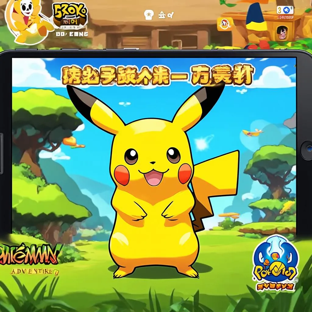 Game Pikachu phiêu lưu trên điện thoại