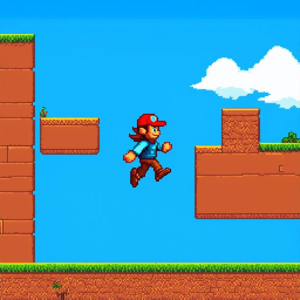 Game platformer pixel