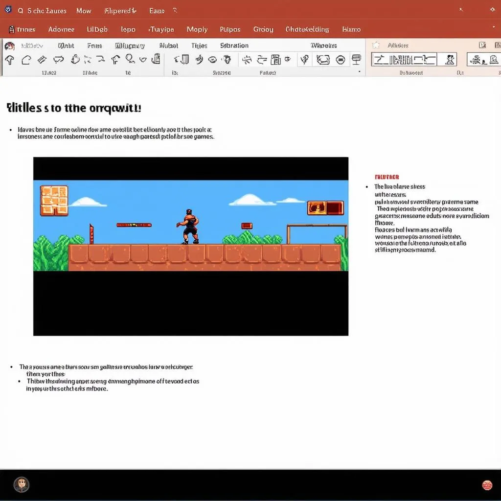 Slide PowerPoint thể hiện game