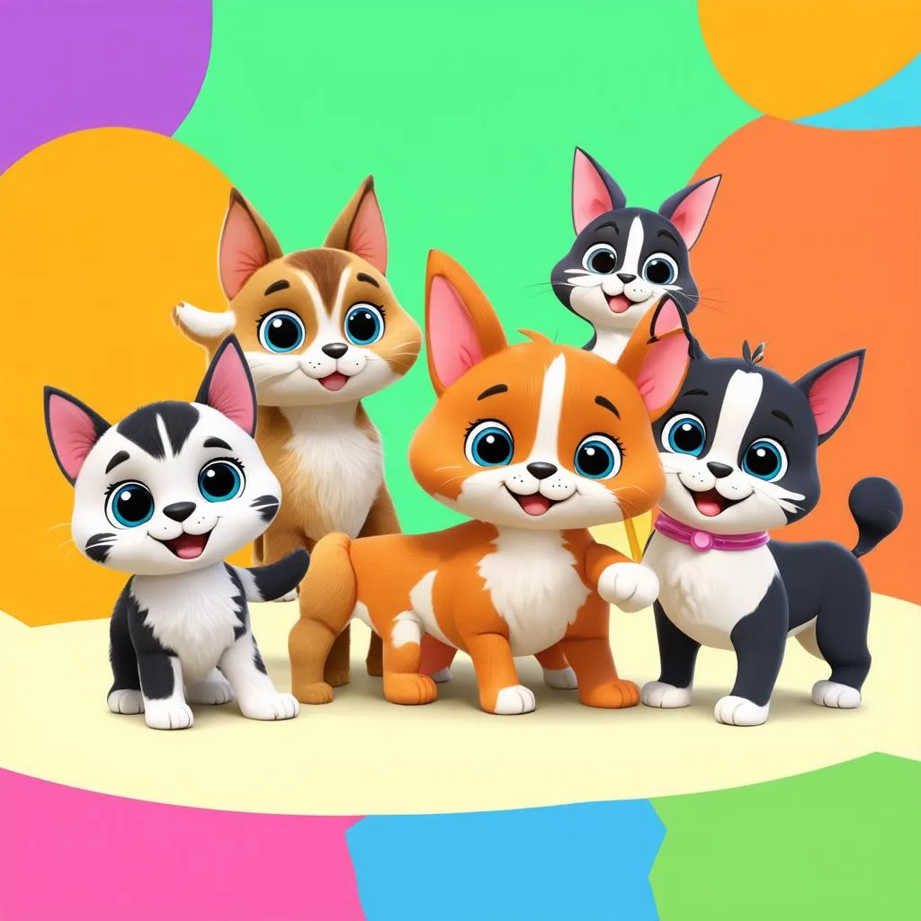 Cute pet raising game