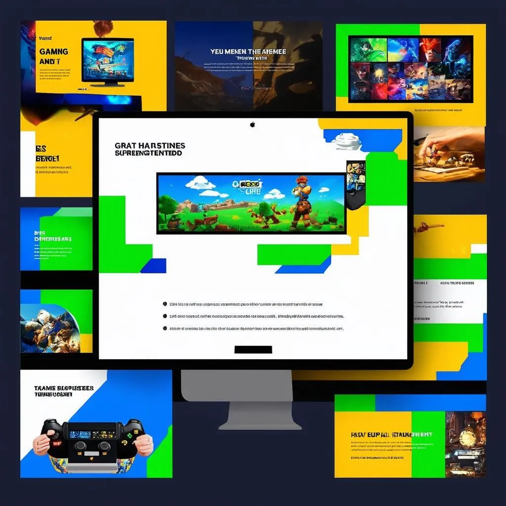 Mẫu slide Powerpoint chủ đề game