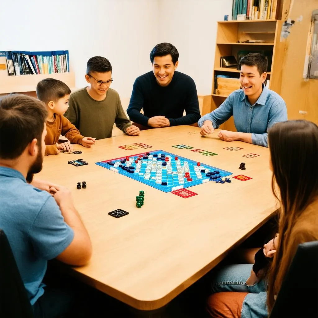 Gia đình cùng chơi board game