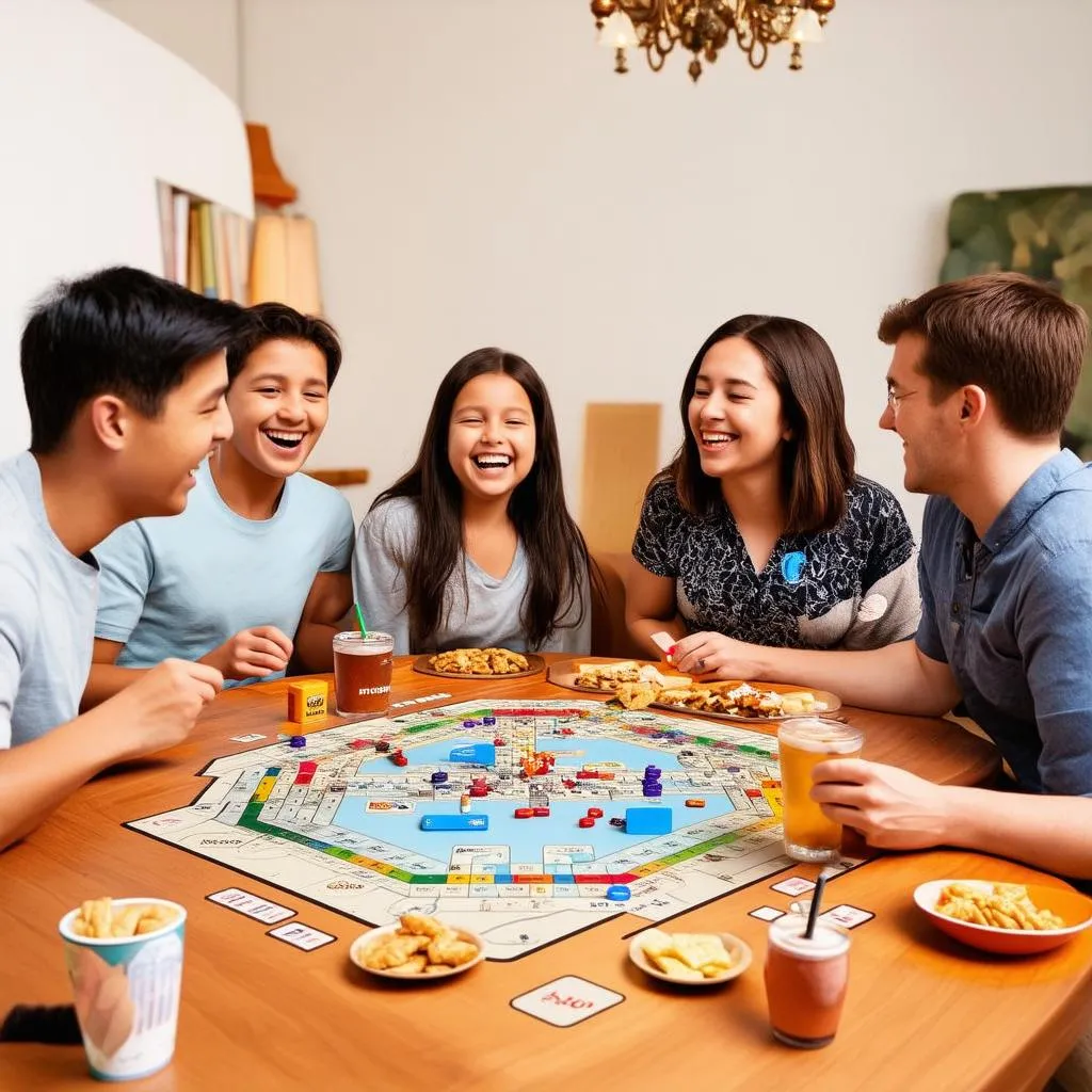 Gia đình cùng chơi board game