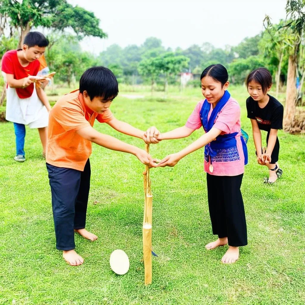 Gia đình vui chơi