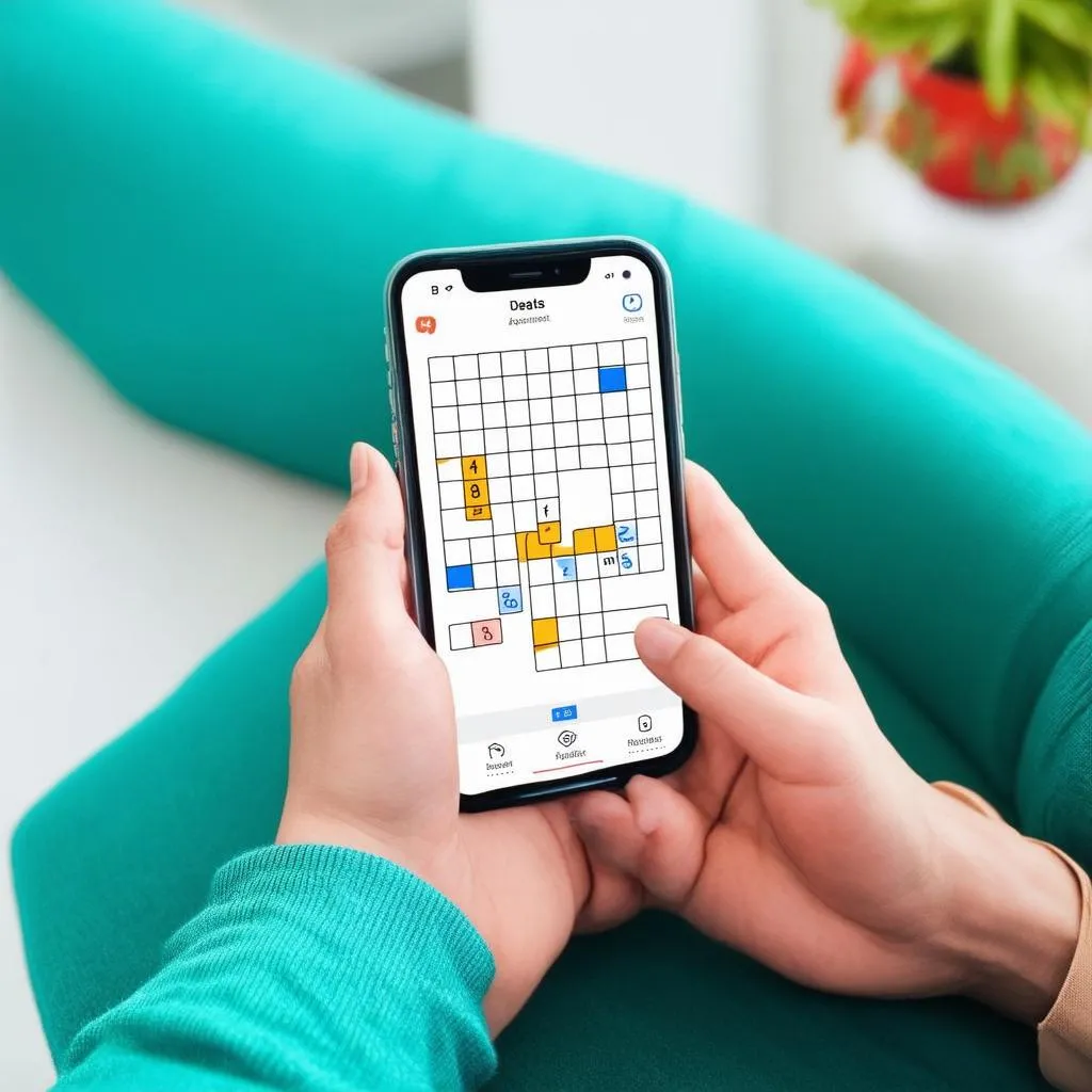 giải crossword tiếng anh trên điện thoại