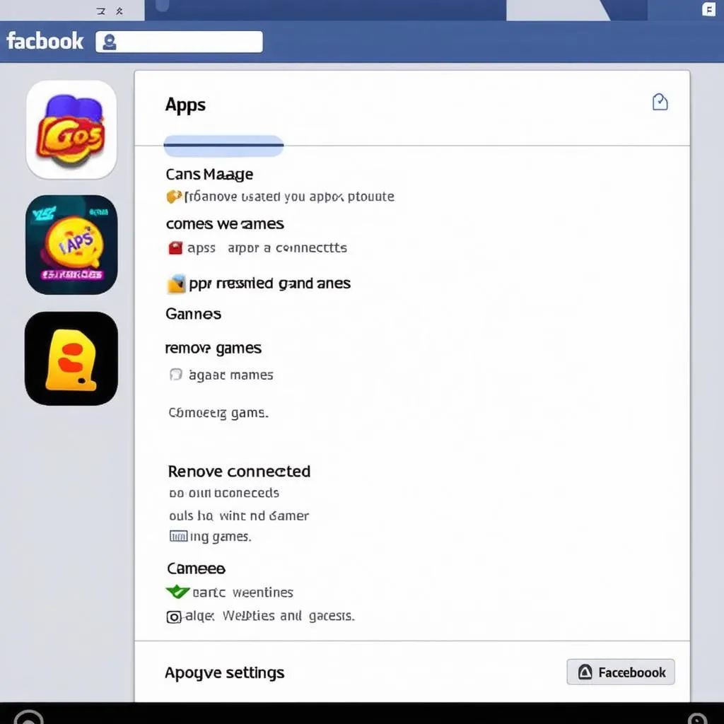 Gỡ bỏ trò chơi Facebook