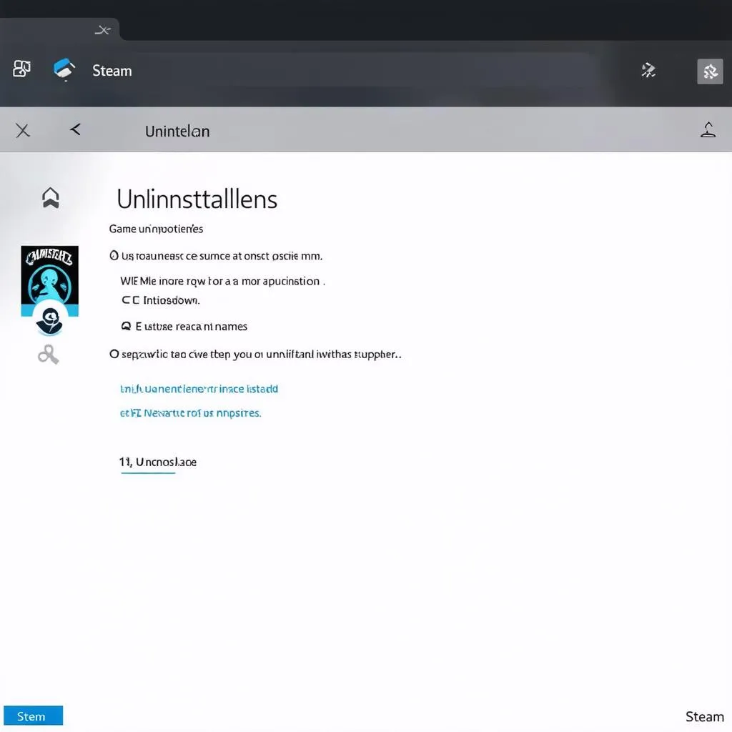 Gỡ cài đặt game trên Steam