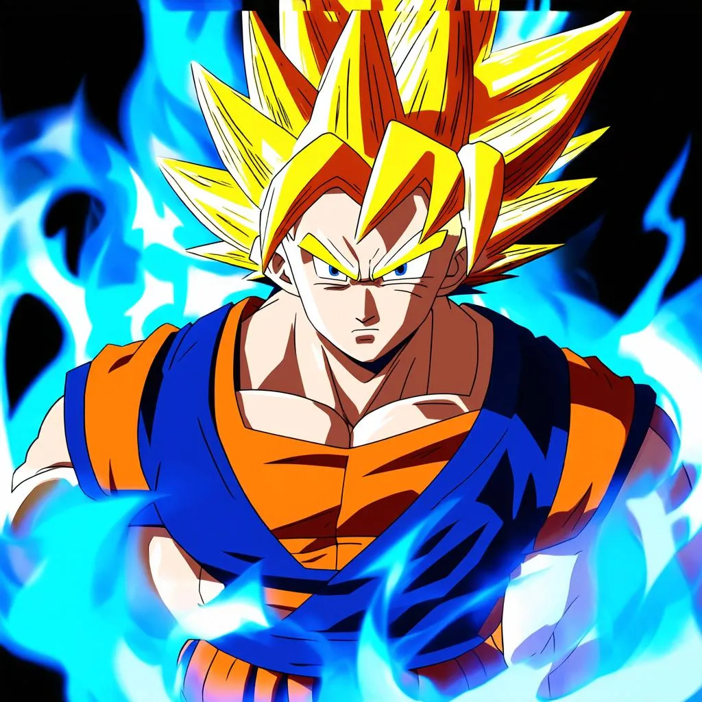 Goku biến hình Super Saiyan