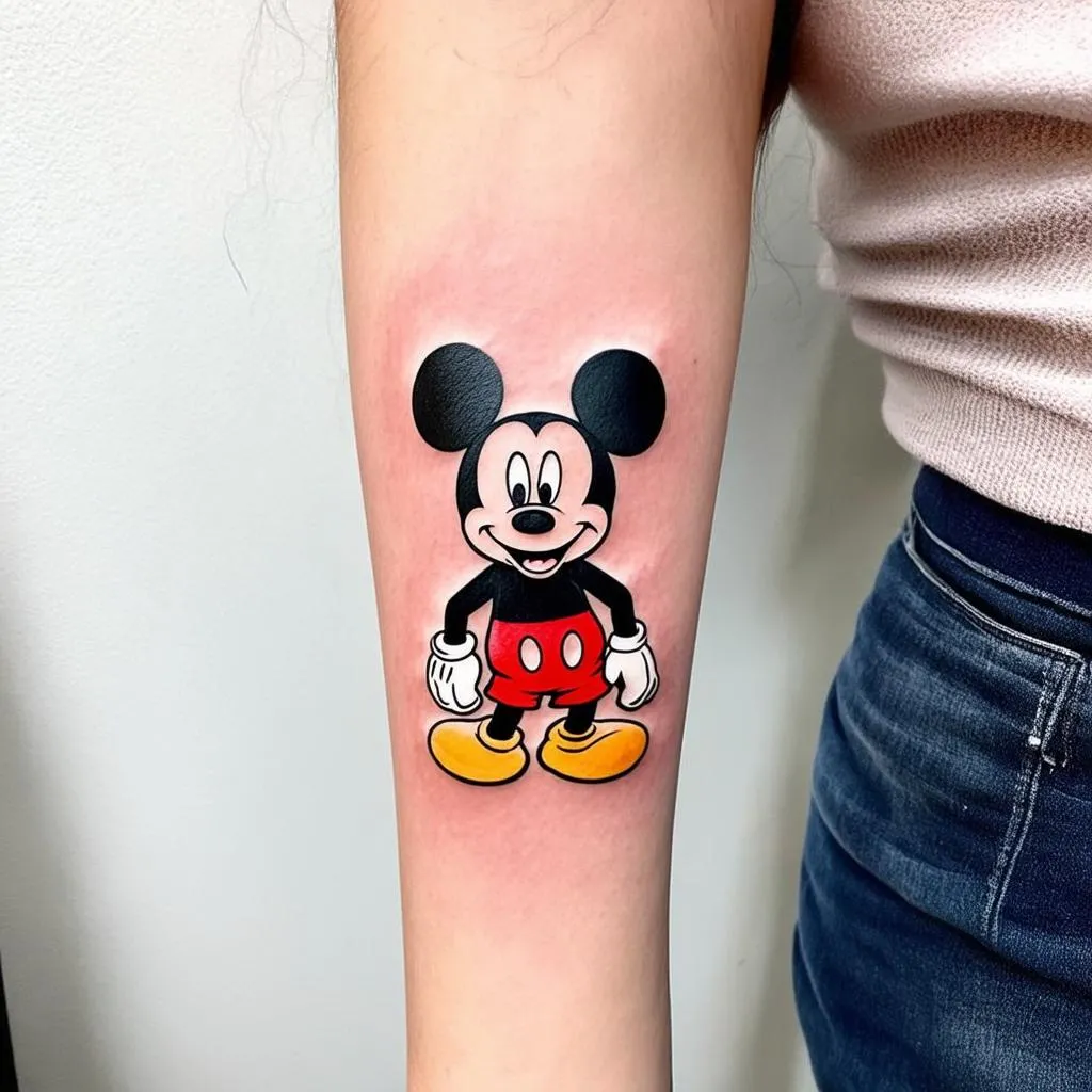 Mickey Mouse tattoo