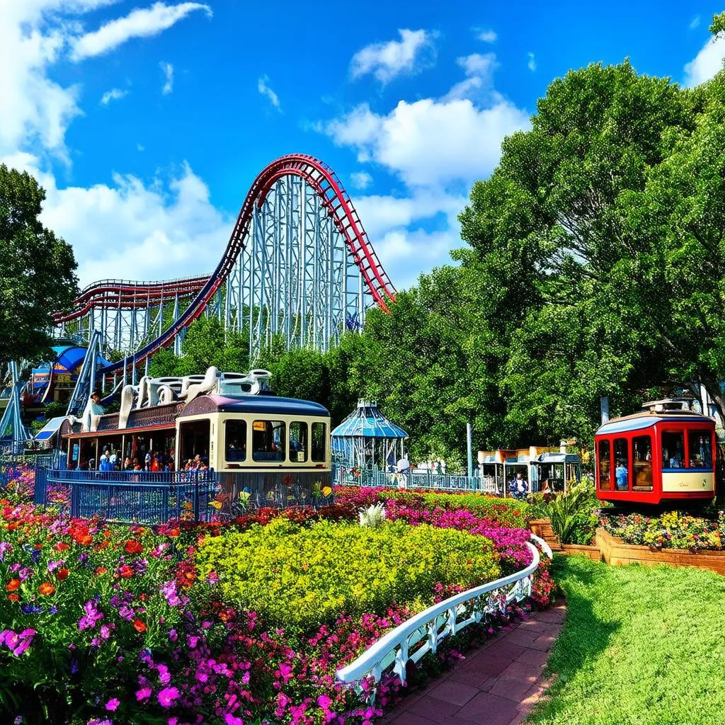 Toàn cảnh Hồ Mây Park