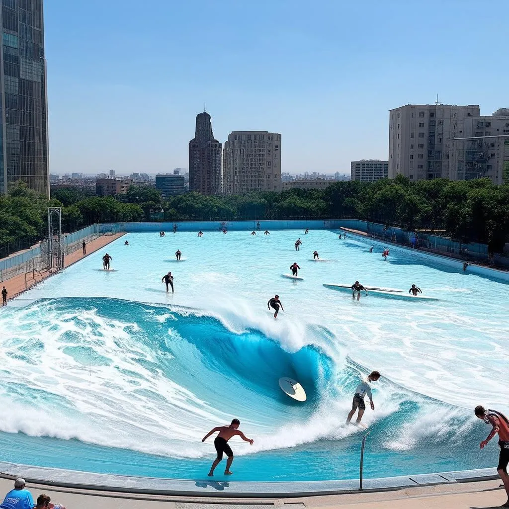 Hồ tạo sóng Vinhomes Ocean Park