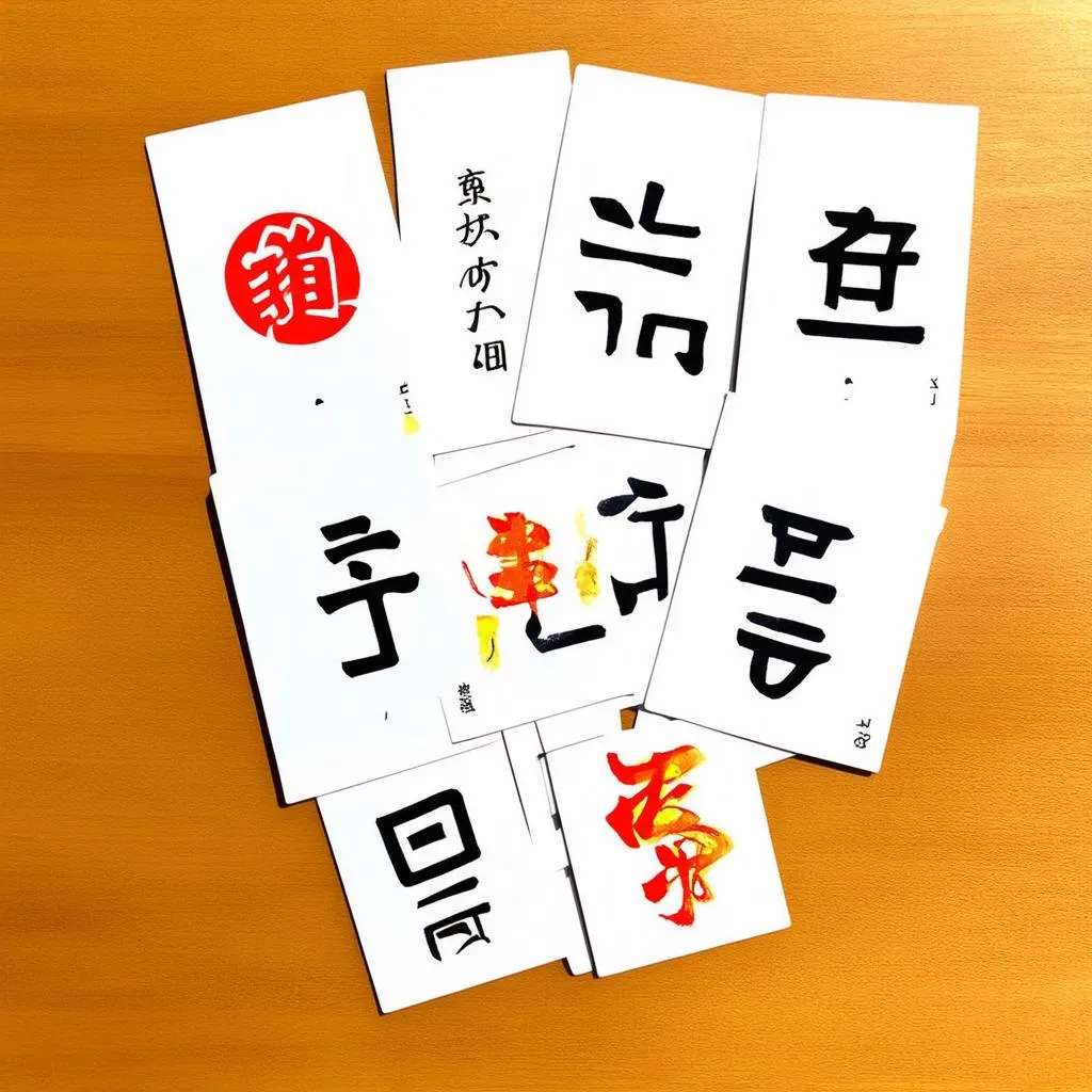 học hiragana qua flashcard