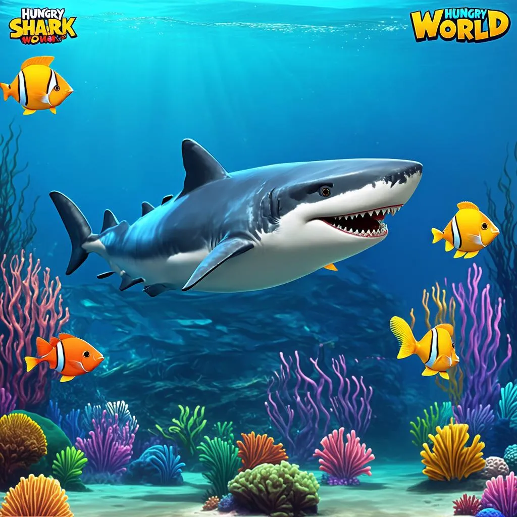 Gameplay Hungry Shark World