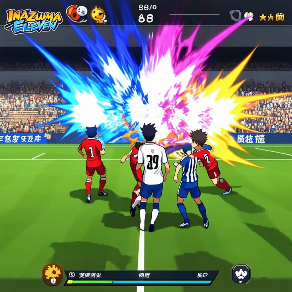 Gameplay game mobile Inazuma Eleven