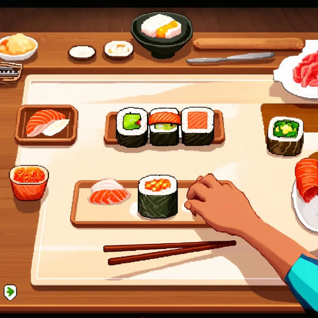 Game làm sushi