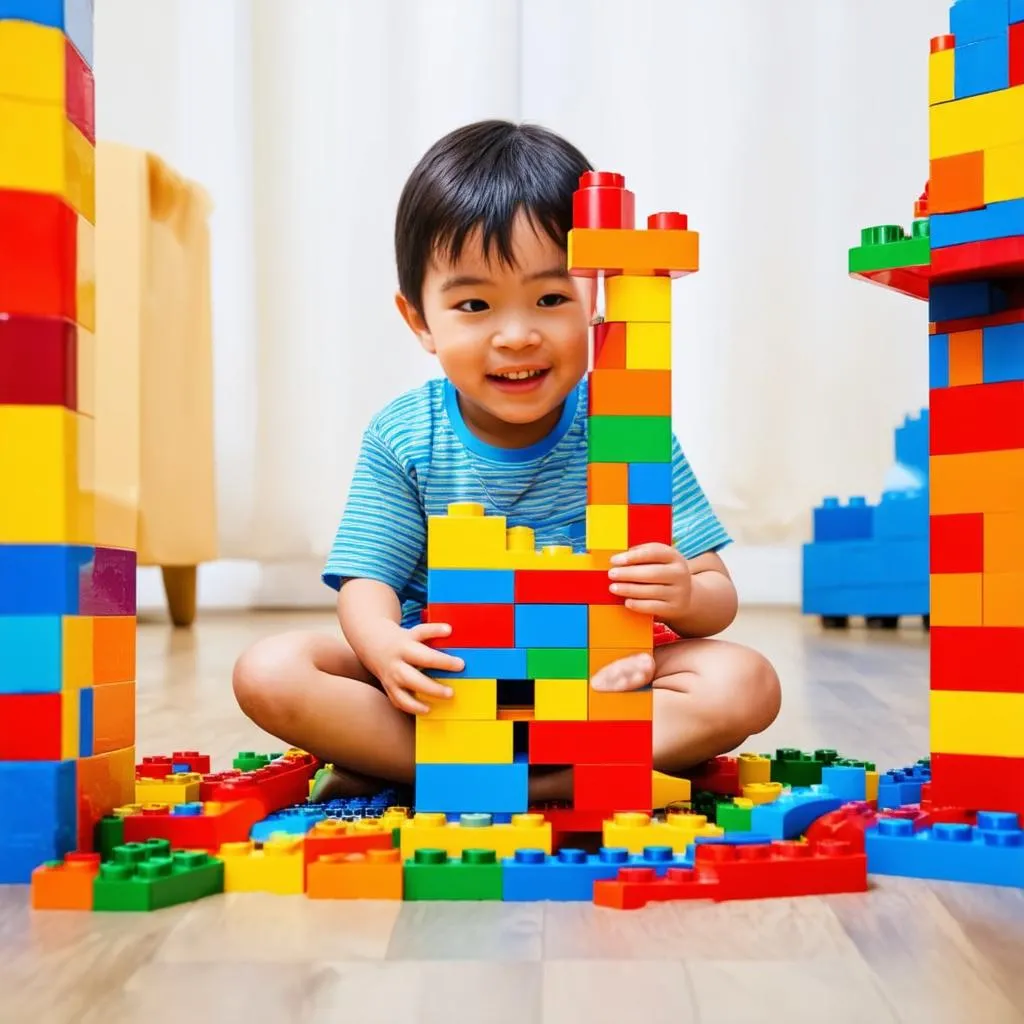 Colorful LEGO Bricks for Kids