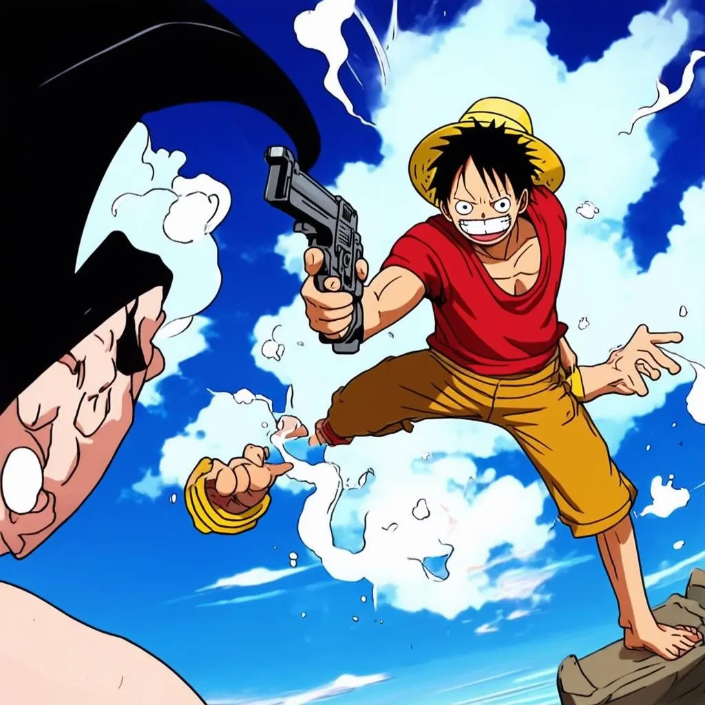 Luffy tung chiêu thức