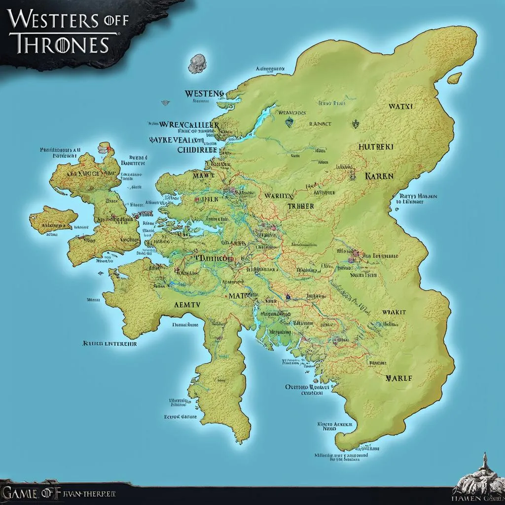 Game of Thrones Map