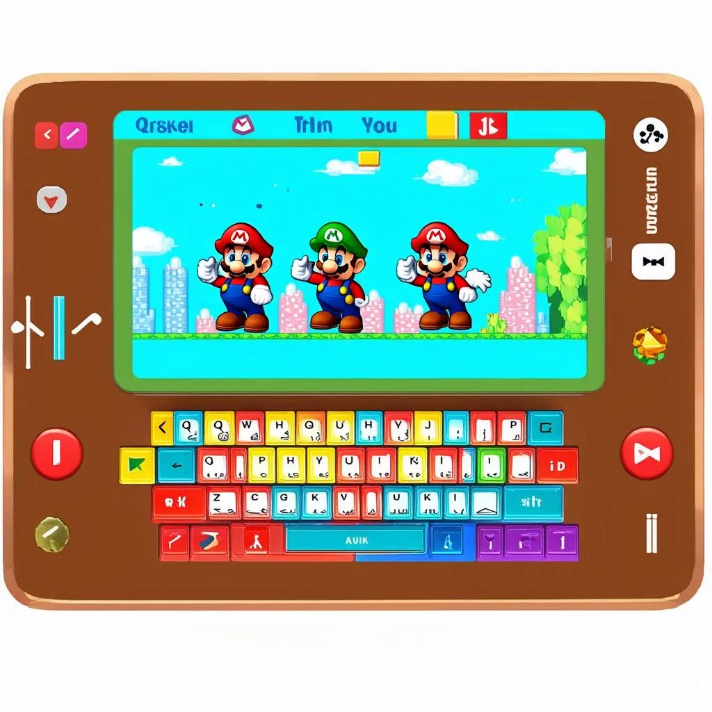 Mario typing game