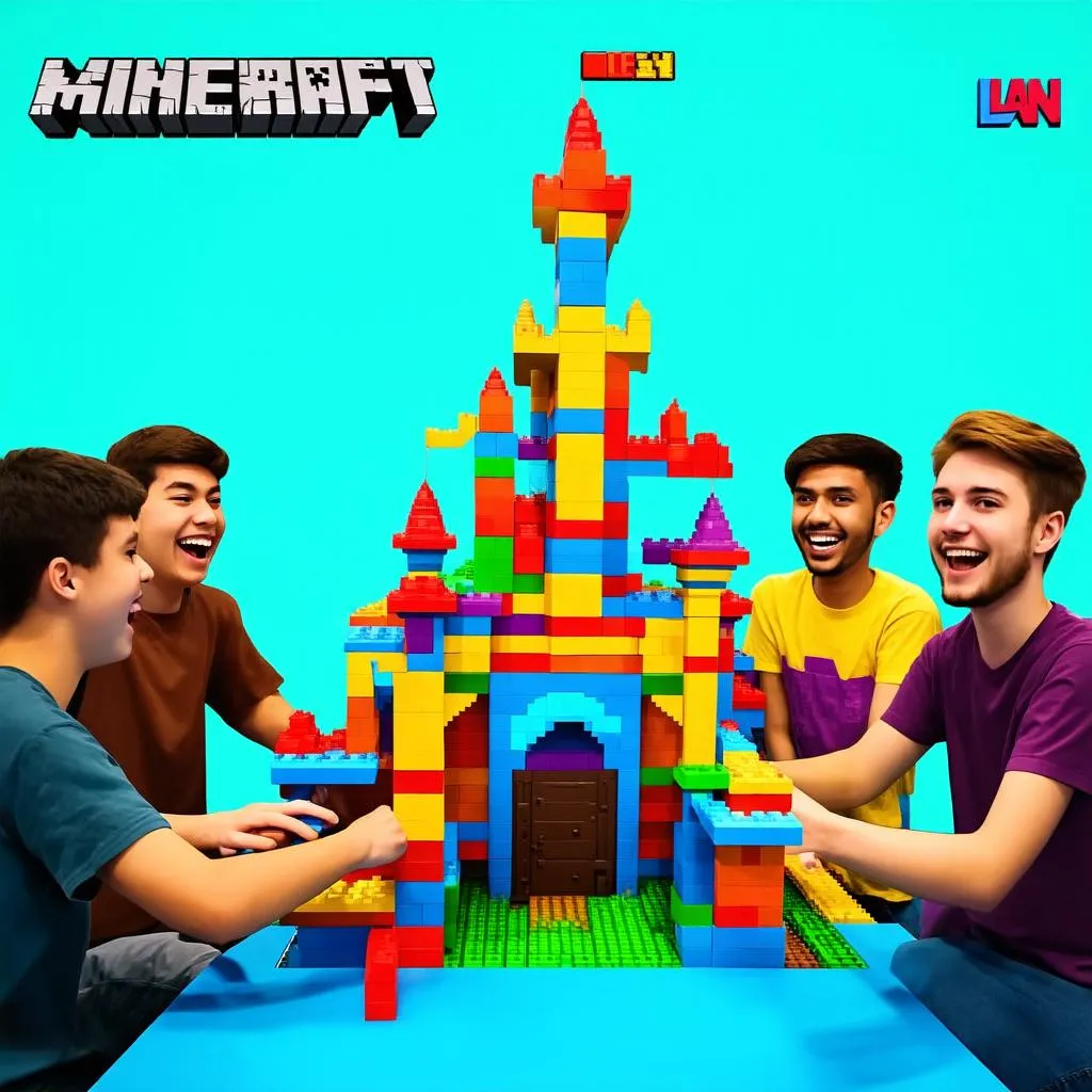 Minecraft Nét cùng bạn bè