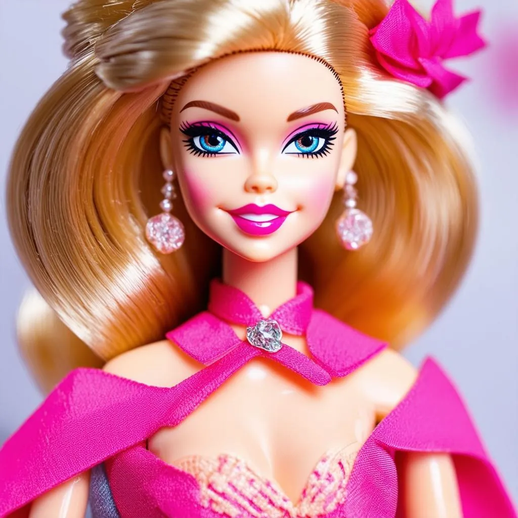 Những cô búp bê Barbie xinh đẹp được trang điểm lộng lẫy