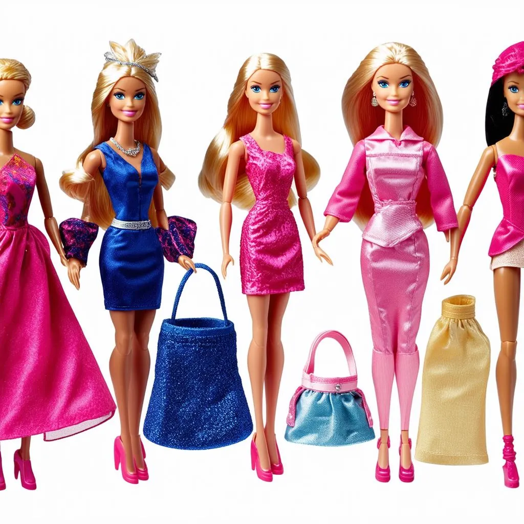 những cô nàng búp bê barbie xinh đẹp