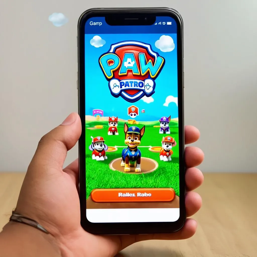 Paw Patrol trên điện thoại