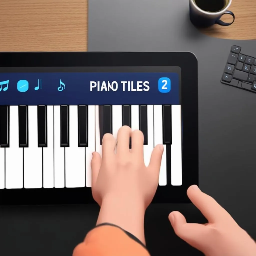 trò chơi âm nhạc piano tiles 2