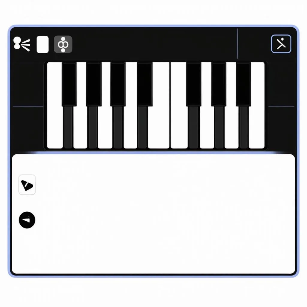 Giao diện Piano Tiles