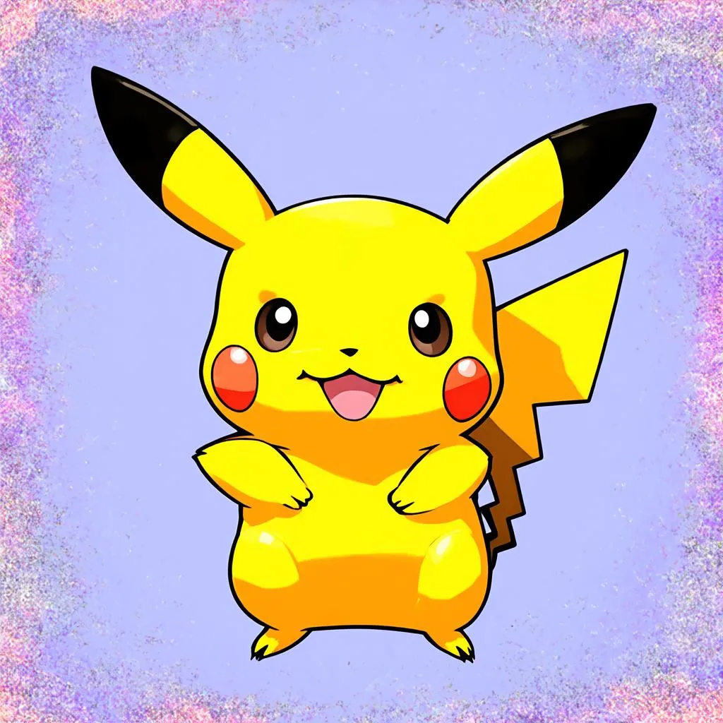 pikachu cười tươi