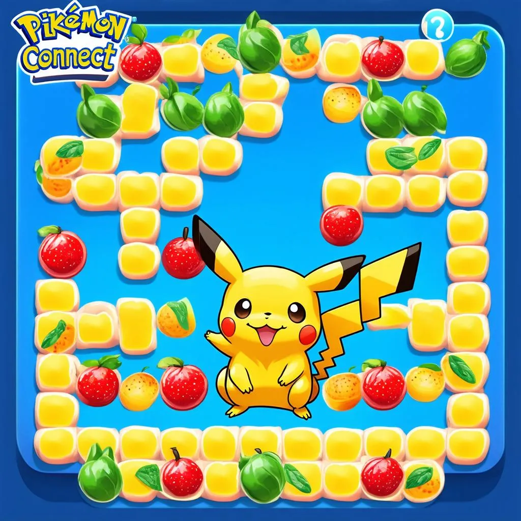 Pikachu Nối Hoa Quả