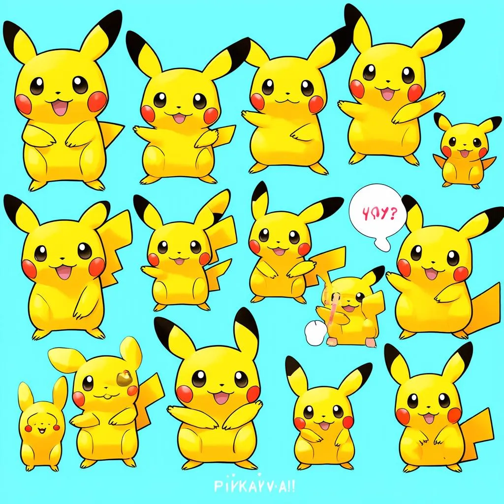 Pikachu và bạn bè