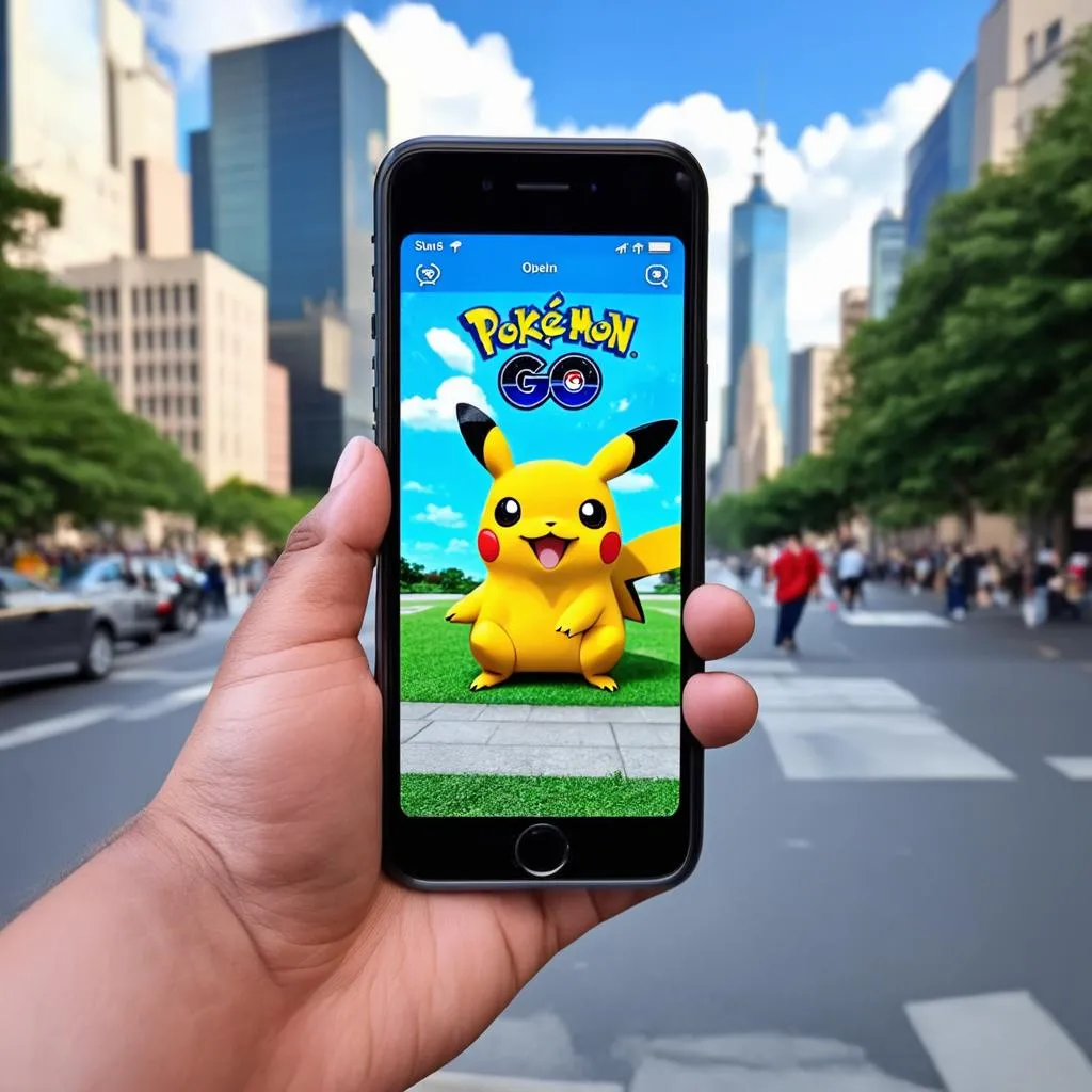 Pokemon Go trên điện thoại