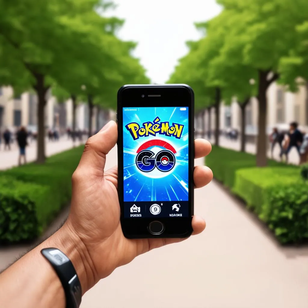 Pokemon Go trên điện thoại