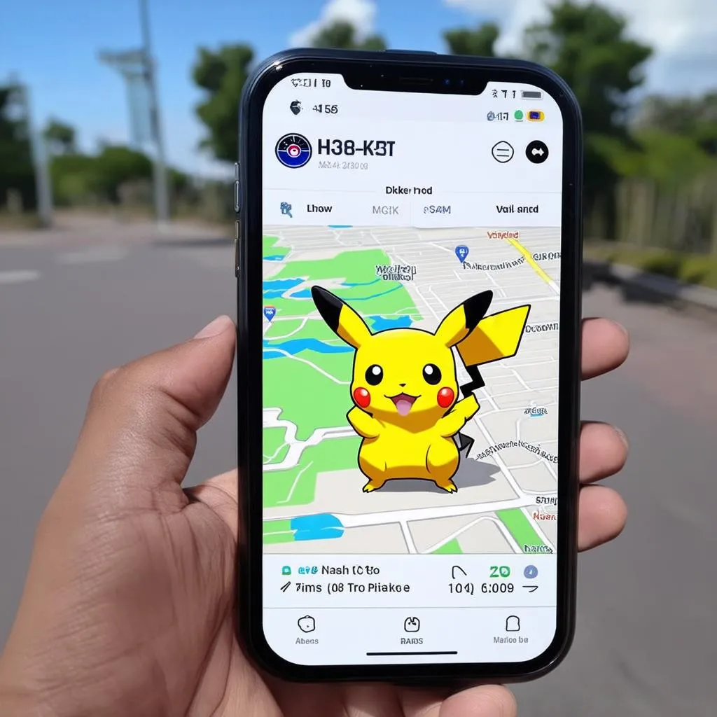 Pokemon Go trên điện thoại