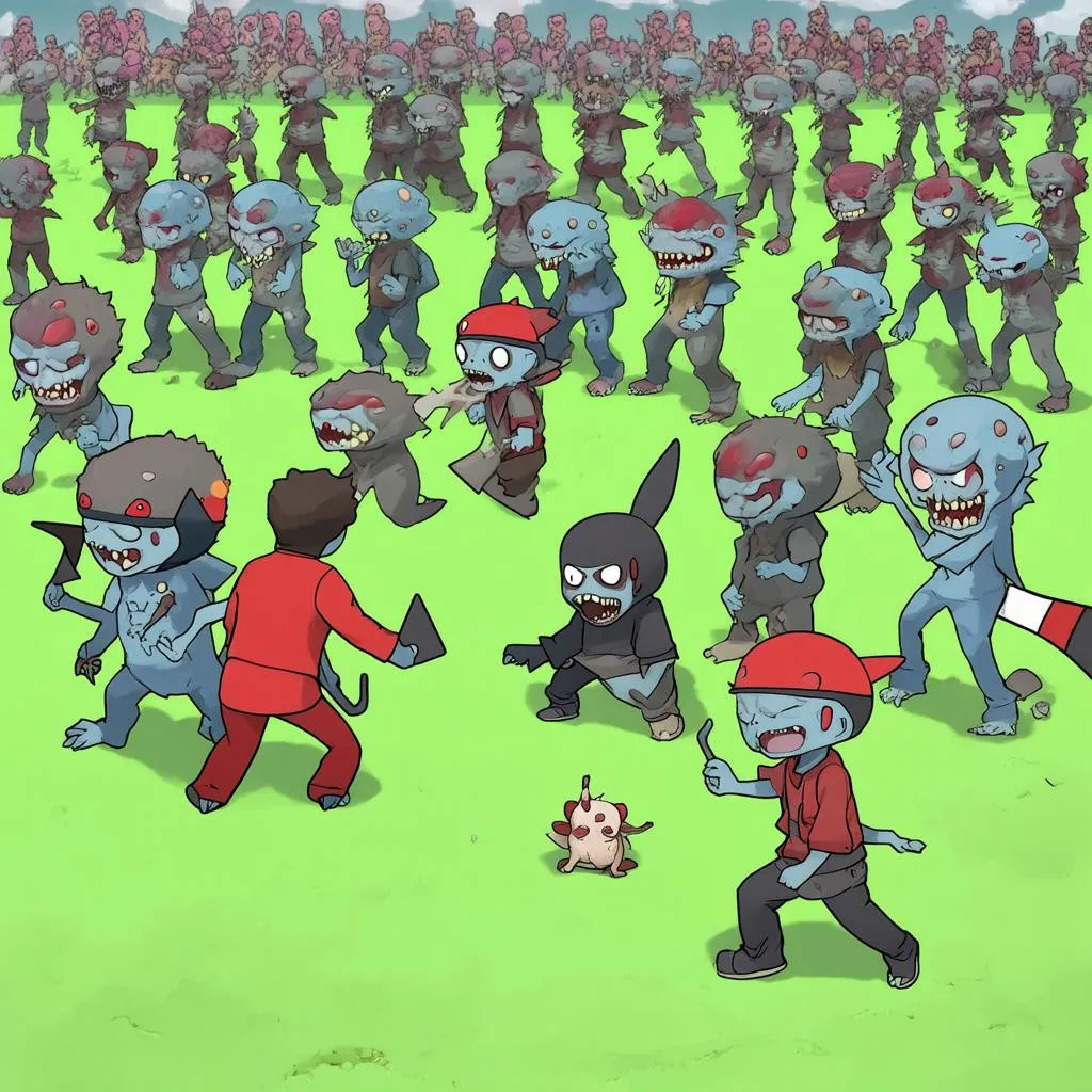 Pokemon Zombie Đang Tấn Công