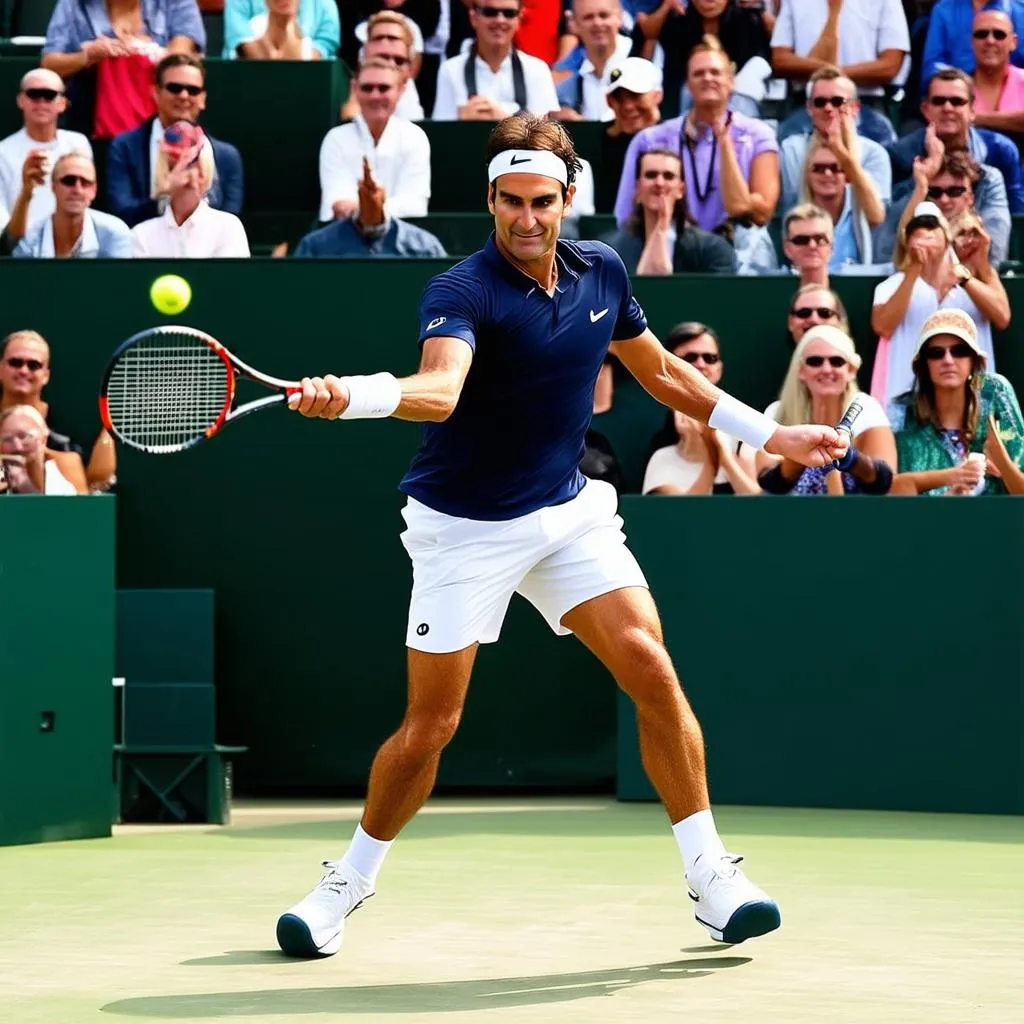 Federer Forehand