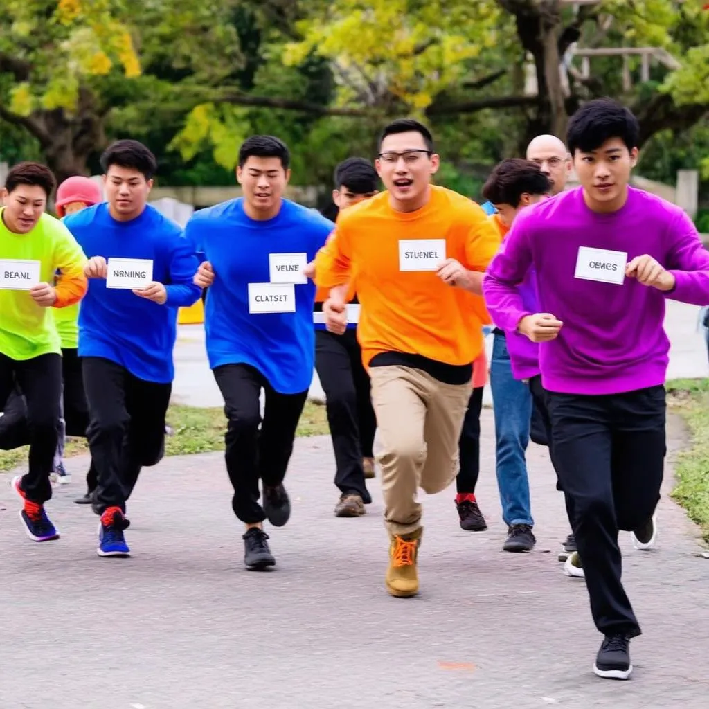 Running Man xé bảng tên