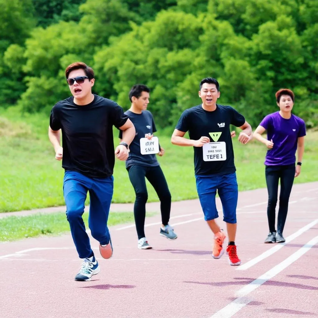 Running Man xé bảng tên