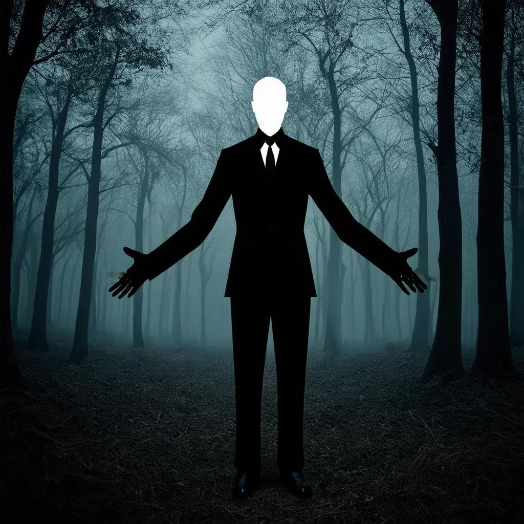 Slenderman trong bóng tối