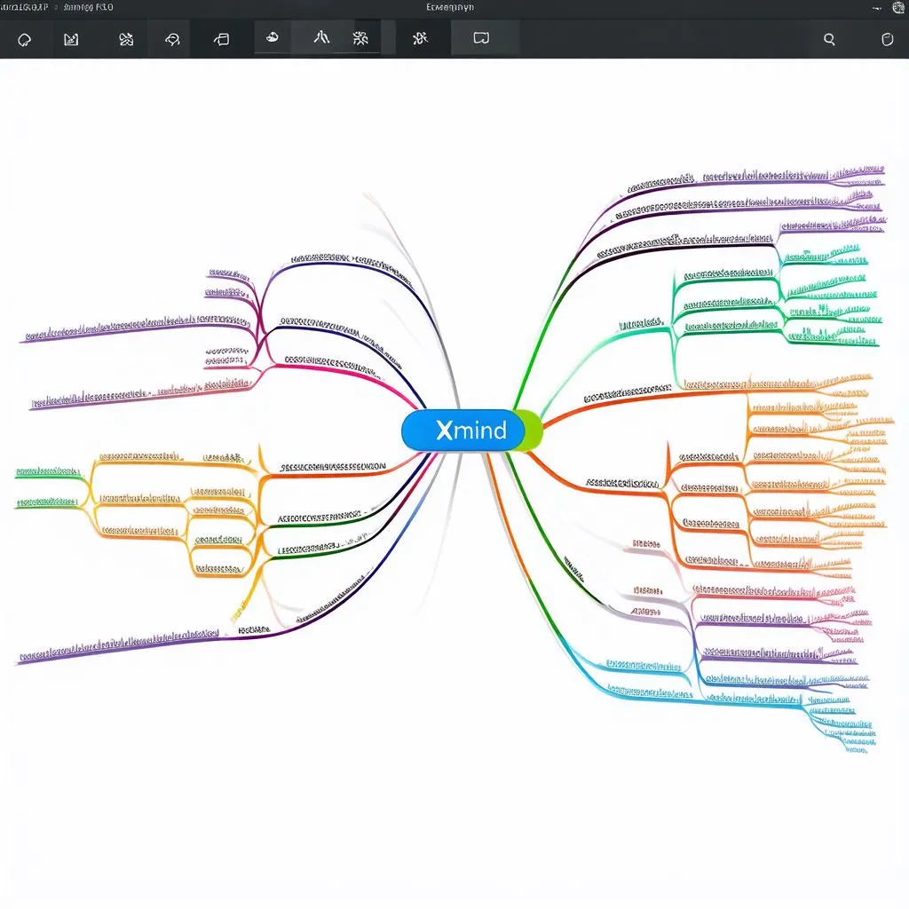 Colorful Xmind Mind Map