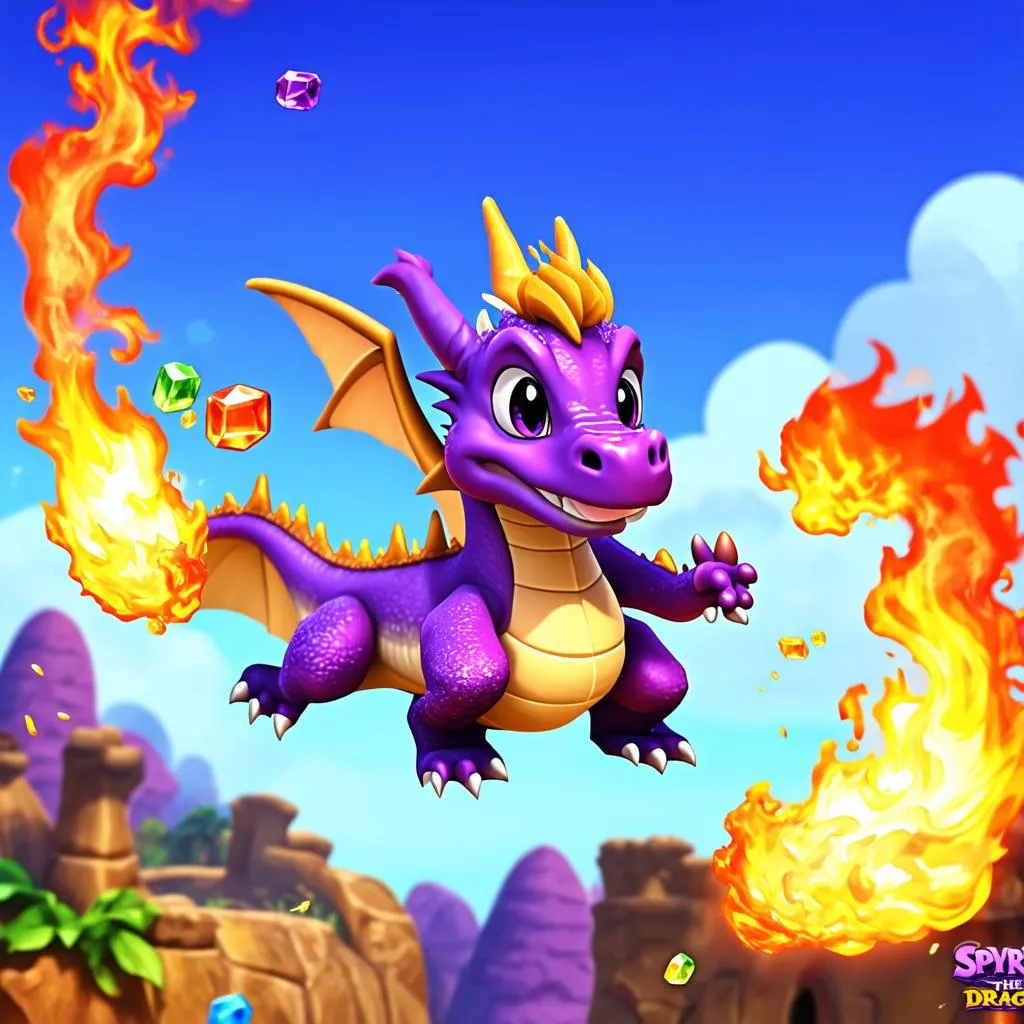 Spyro the Dragon - game platform 3D