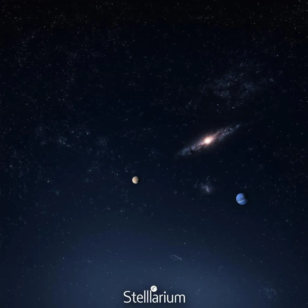 stellarium hình ảnh vũ trụ