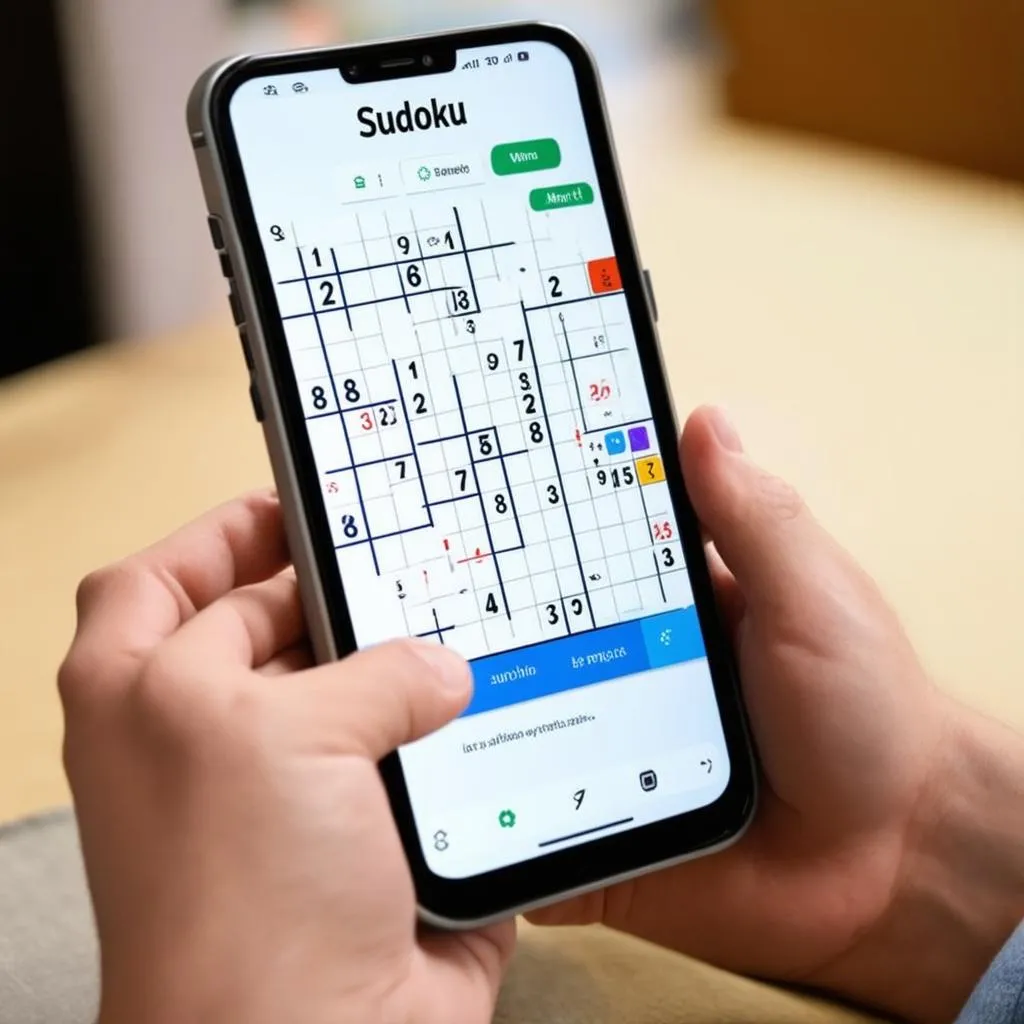 Sudoku trên điện thoại