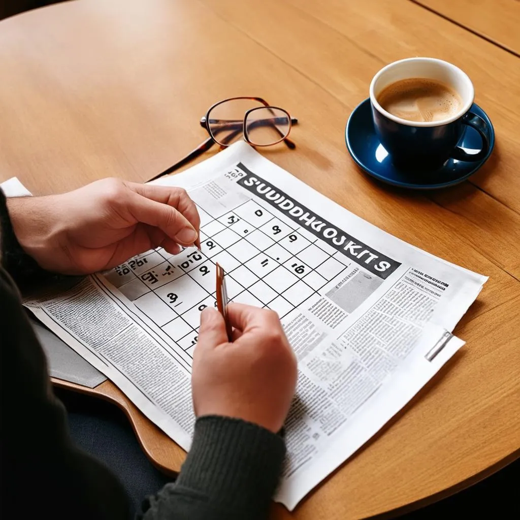 Giải Sudoku trên tờ báo