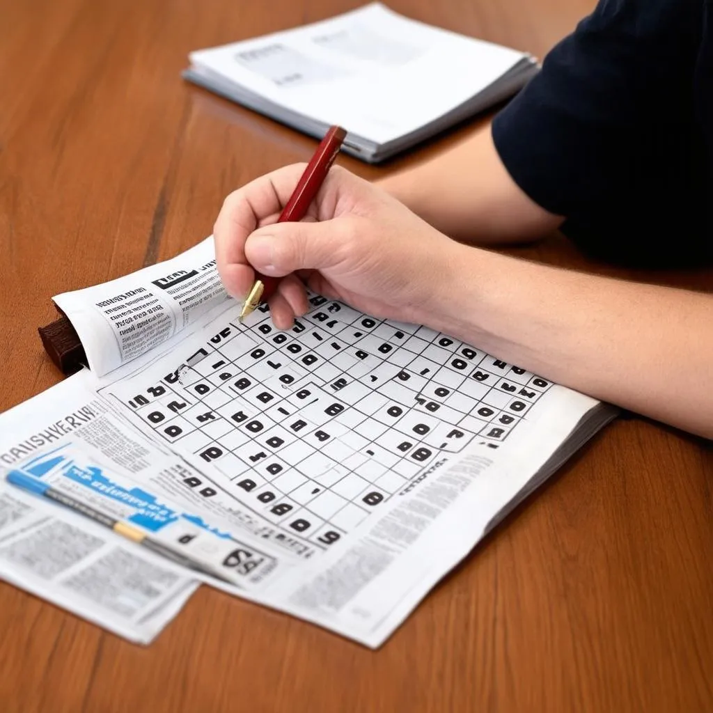 Sudoku trên báo giấy