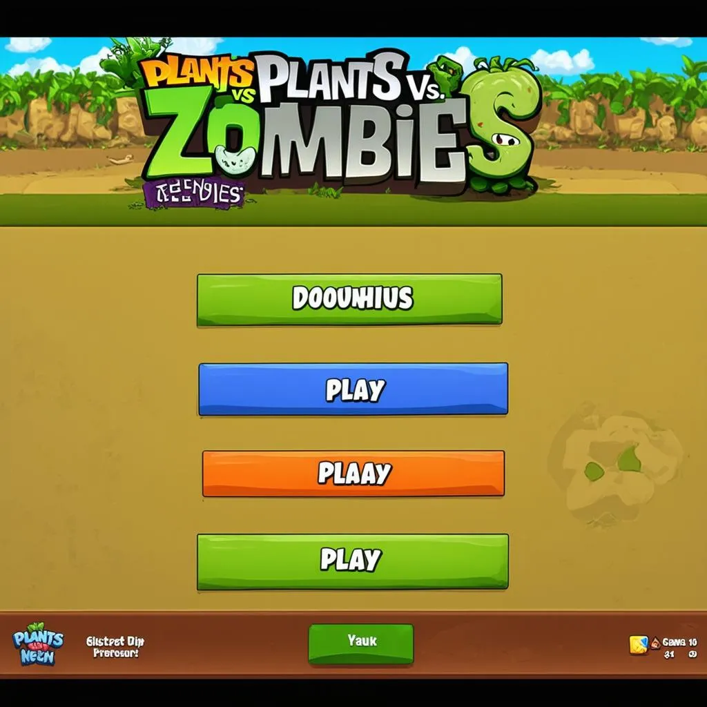 Tải Game Plant Zombie