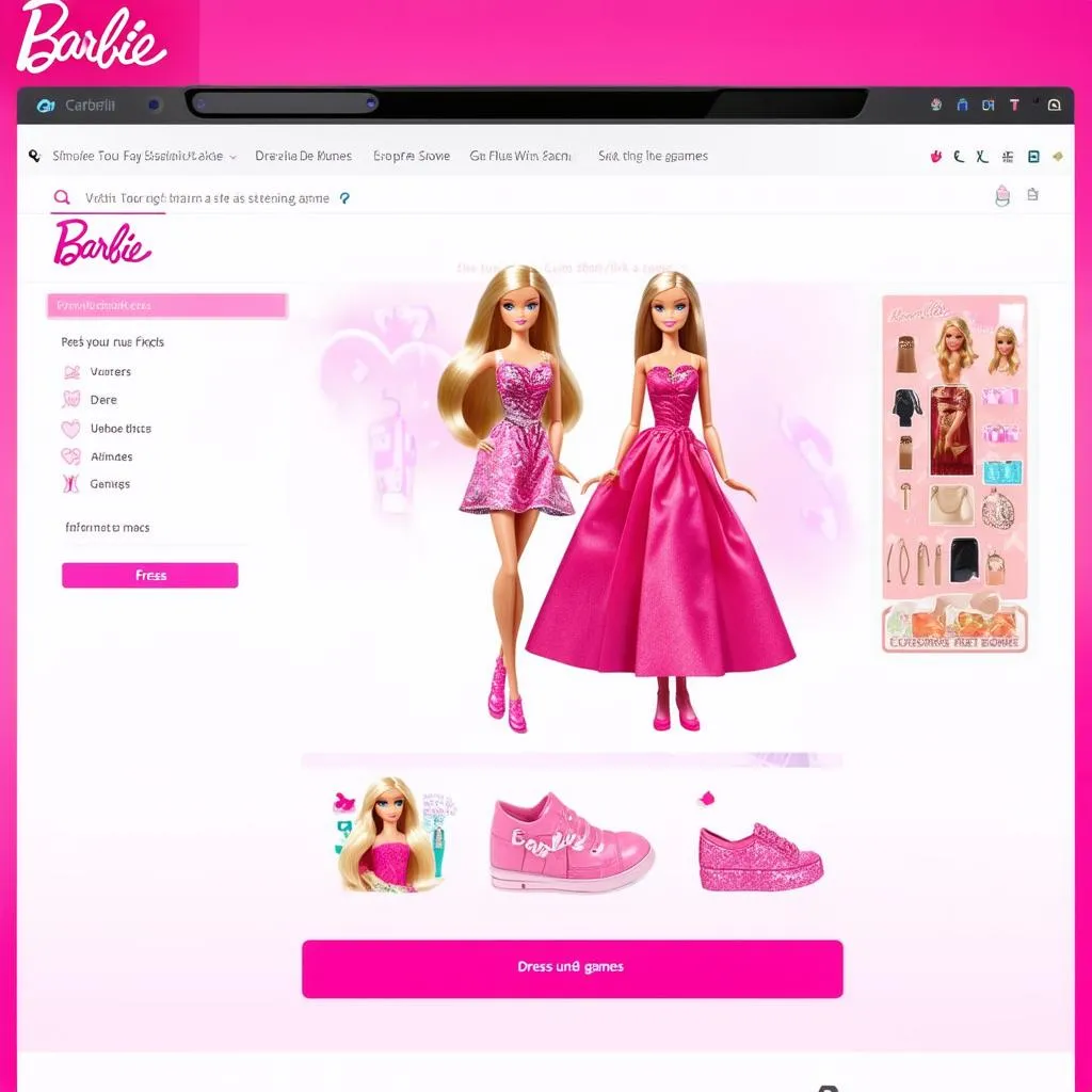 Tải game trang điểm cho Barbie