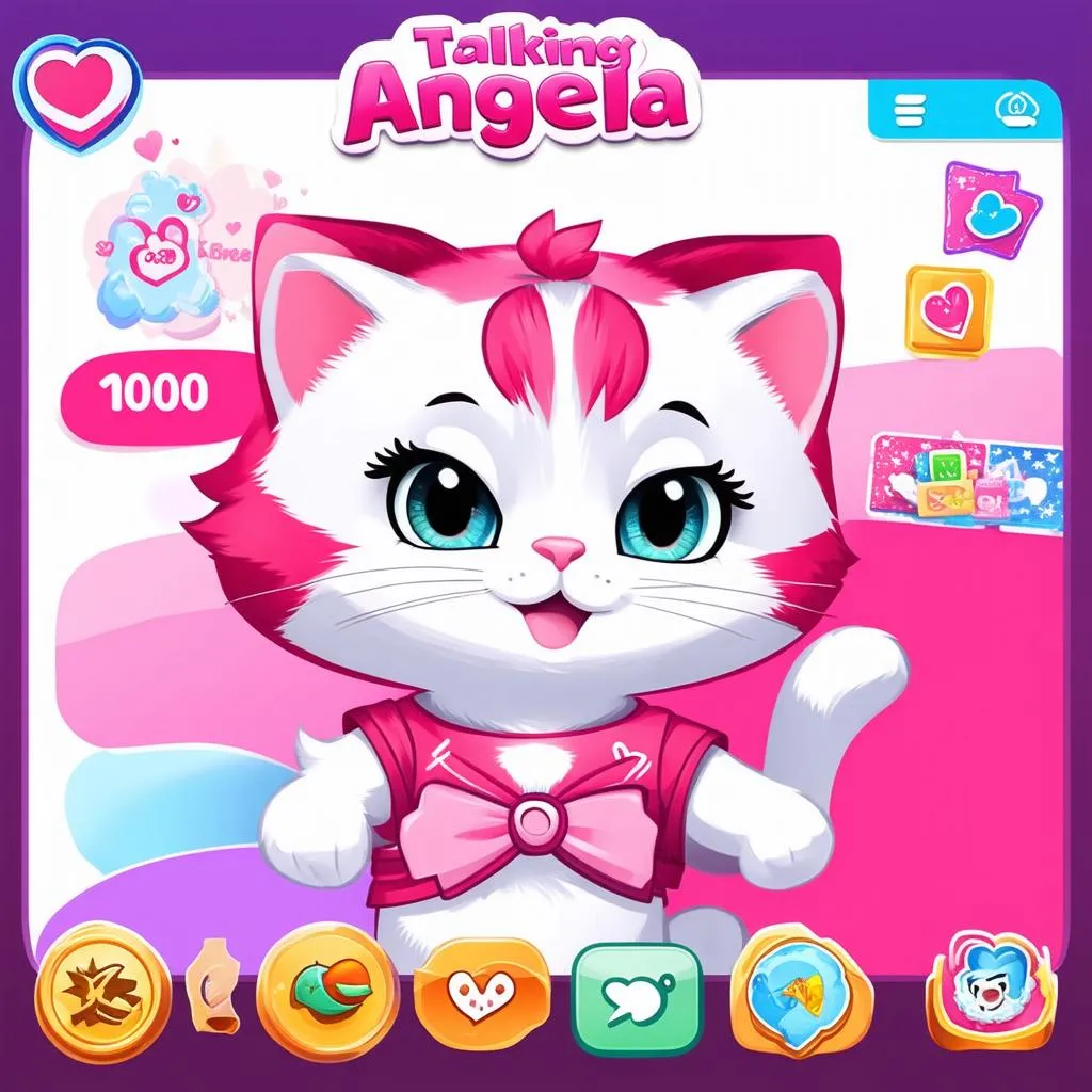 Talking Angela Gameplay